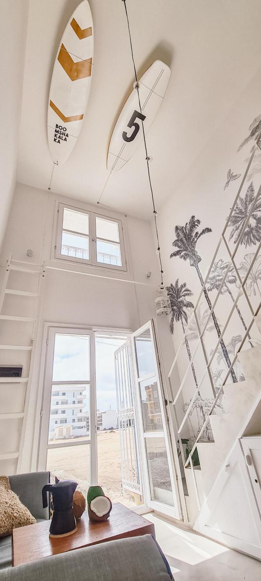 Appartement Chic Surf-inspired Mezzanine 